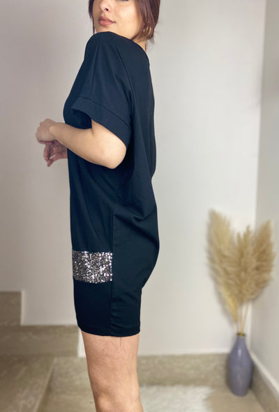 DRESS OVETTO PAILLETTES